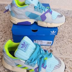 Adidas Originals ZX Torsion UK-8.5/EUR-42/2.3 EF4343 Clear Aqua/Solar Yellow/Purple-2019
