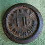 Vintage Old Handmade Rustic Iron Weight Measurement Seer Scale Rare 4 Piece Image 6