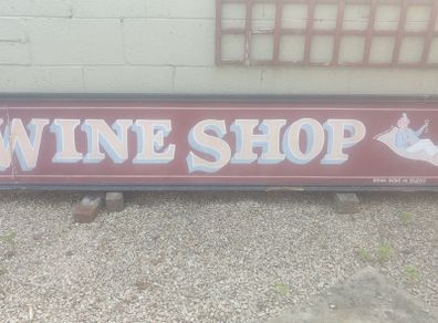 Vintage Hand Painted Sign