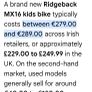 Ridgeback MX16 kids bike Image 9
