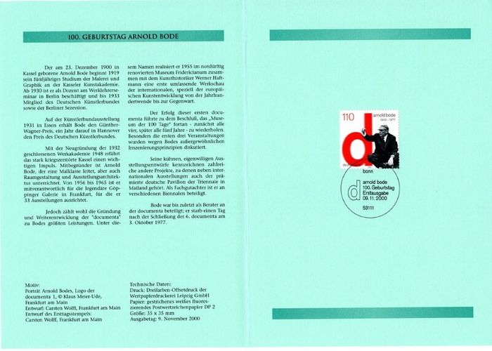 1999 Bundes Republic Deutschland (Germany) Federal Annual Stamp EFT Collection with 51 images of contents