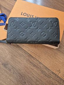 Louis Vuitton Noir Empreinte Long Zippy Wallet (NFID Chip) 51100