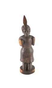Vintage wooden sculpture