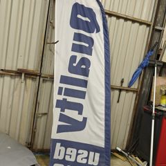 Used car sales flag sign