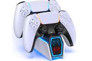 PS5 Charging Station - 2H Fast Charge with LED Light, Upgrade Dock for PS5 Dualsense Controller