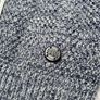 Diesel Mens Cable Knit Jumper Blue/Grey Large Image 5