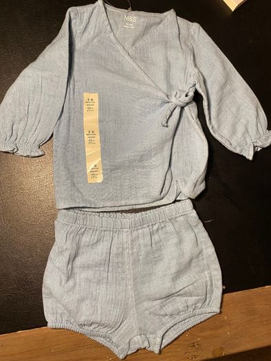 2 pieces outfit M&S 3-6 m NEW