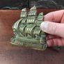 Vintage Brass book ends Image 5