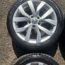 17 inch Genuine Volkswagen Alloys with Tyres  22545 R17 Image 4
