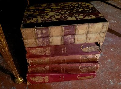 Antique PUNCH hardbacks x 6