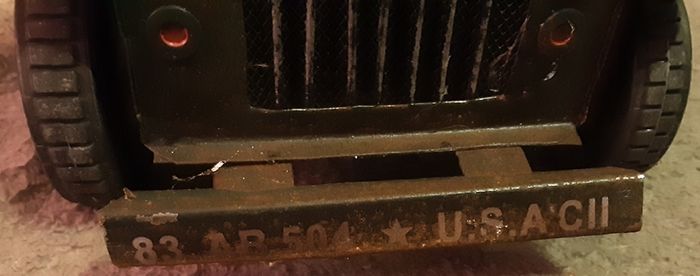 Nice metal rustic looking jeep