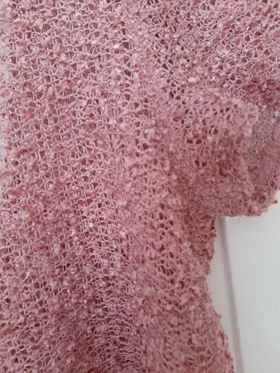 Dusty Pink Sequinned Shrug