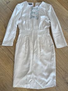 Marlene Birger stunning silver dress size 8