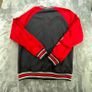 Chicago Bulls Mens Varsity Bomber Jacket Black Basketball Logo NBA Size Medium Image 9