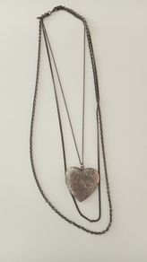 Necklace with Heart-Shaped Locket/Pendant