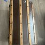Old travellers chest , lined with super heroes and used as toy chest Image 2