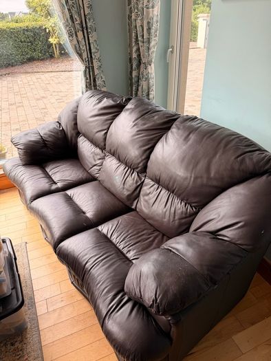 Free 3 Seater Leather Sofa