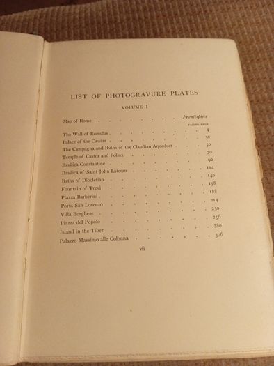 1898 Ave Roma Immortalis. Studies from the Chronicles of Rome. Vol. I. Religious. Vintage.