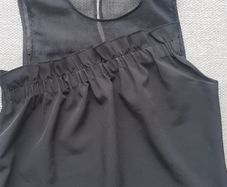 Zara ladies size xs / uk8 black top