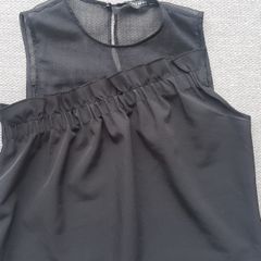 Zara ladies size xs / uk8 black top