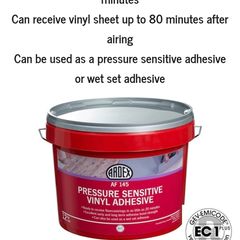 ARDEX Pressure Sensitive Vinyl Adhesive flooring