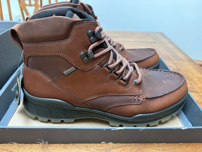 ECCO Track 25 Men's Leather Gore-Tex Mid-Cut Outdoor Boot UK Size 10