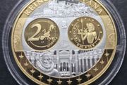 Spain, 2005 Reino De Espana .999 Silver Europa Gold Gilded Coin