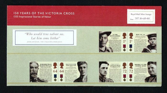 2006 Great Britain The 150th Anniversary of the Victoria Cross Commemorative Stamps Presentation Pack