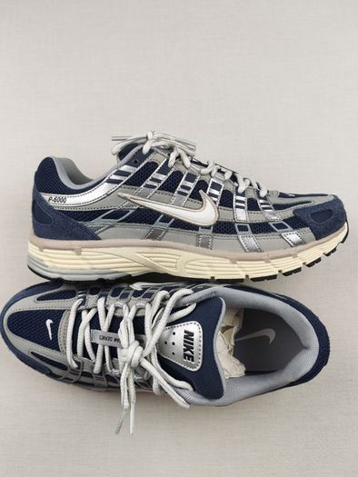 Nike P-6000 Thunder Blue Pale Ivory Slate UK 8