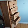 Pine Tall Boy / Chest of Drawers x 7 Image 3