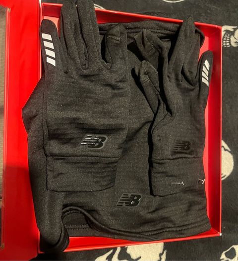 New balance running winter gloves neck tube size L/XL