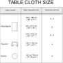 NEW SALE | Printed Tablecloth 145 x 145 cm for Square Dining Table of length upto 110 cm, 100% Cotton, Machine Washable, Durable, Rectangular, for Home, Restaurant, Banquet - Daisy Grey Image 4