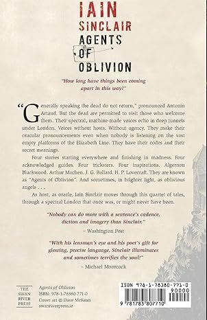 Agents of Oblivion by Iain Sinclair hardcover