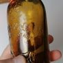 35 - Vintage Kiloh Beer Bottle Embossed Letters Brown Glass Cork Image 4