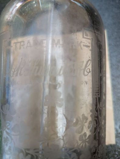 Antique Soda Water Fountain Bottle