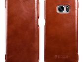 S7 Edge Full Body Vintage Leather Case