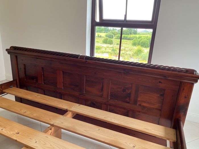 Solid Heavy Bed Frame