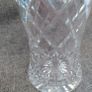 Large Tudor Crystal Vase,etched on base Image 2