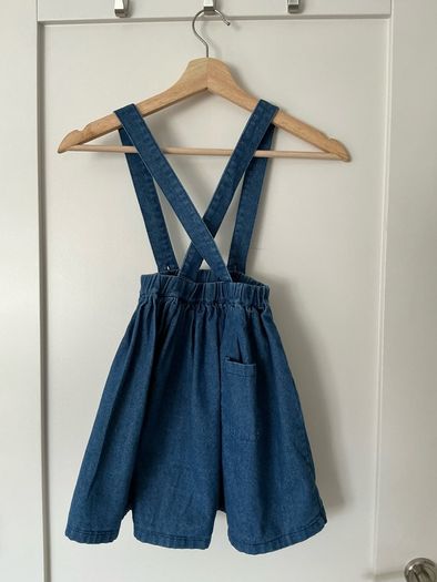 Denim Skirt with braces