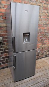 Beko Fridge Freezer with Water Dispenser - Graphite/Dark Inox - Excellent Condition