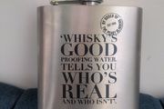6oz stainless steel whiskey container