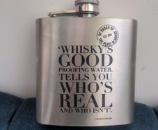 6oz stainless steel whiskey container
