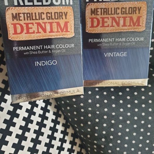 Knight&Wilson Colour freedom Indigo and Vintage permanent hair colour.New!!!