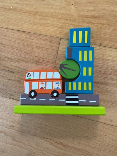 Wooden puzzle preschool by Floss and Rock