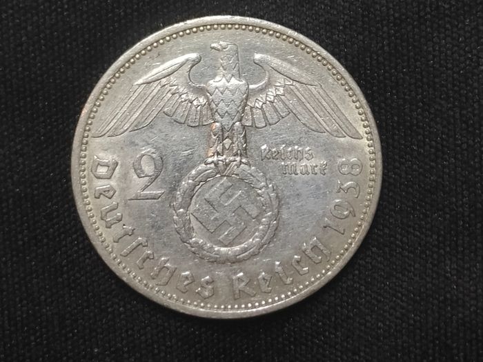 2 Reichsmark 1938 A - Germany (Berlin) WW2