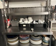 Hot plate stainless steel unit