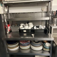 Hot plate stainless steel unit