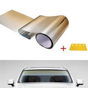 20X150cm Car Sun Shade Front Windshield Sunshade Protector Solar Window Tint Film Heat Insulation Colour Changing Film Universal
