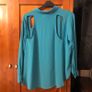ALL PRICES REDUCED- Genuine MinkPink Turqouise blouse Image 5