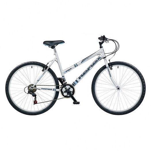 17" Reflex Intrigue Ladies, 18 Speed, Chrome Silver